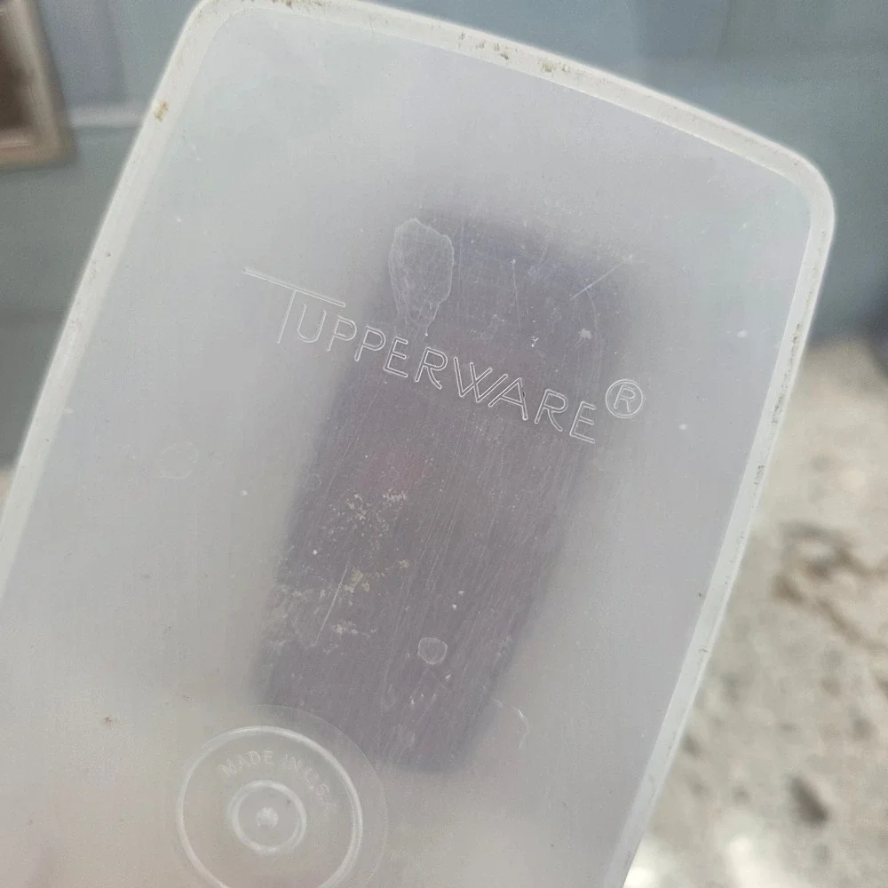 Vintage Tupperware Modular‎ Mate Super Oval 4 Brown Flip Top Pour Lid Container